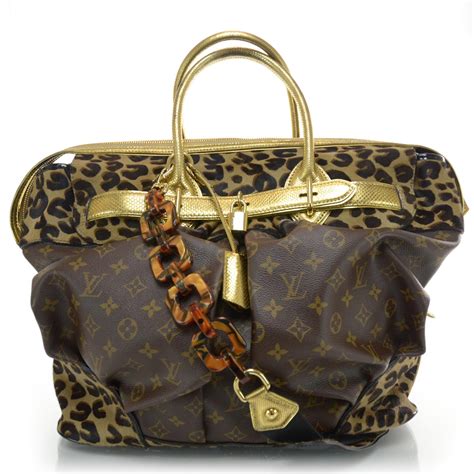 louis vuitton bag with leopard print